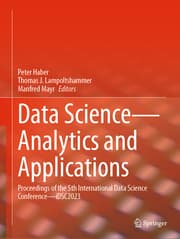 Cover von Data Science-Analytics and Applications