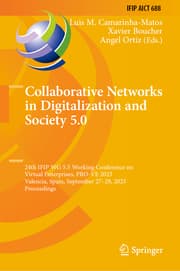Cover von Collaborative Networks in Digitalization and Society 5.0