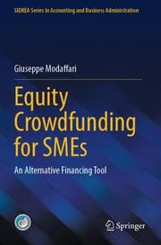Cover von Equity Crowdfunding for SMEs