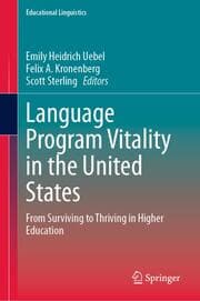 Cover von Language Program Vitality in the United States