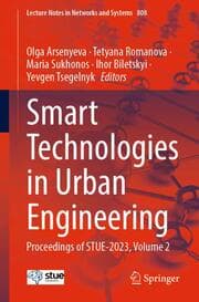 Cover von Smart Technologies in Urban Engineering