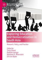 Cover von Exploring Education and Democratization in South Asia