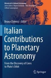 Cover von Italian Contributions to Planetary Astronomy