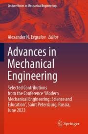 Cover von Advances in Mechanical Engineering