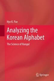 Cover von Analyzing the Korean Alphabet