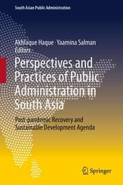 Cover von Perspectives and Practices of Public Administration in South Asia