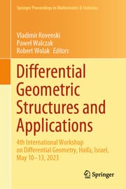 Cover von Differential Geometric Structures and Applications