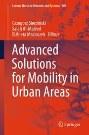 Cover von Advanced Solutions for Mobility in Urban Areas