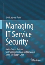 Cover von Managing IT Service Security
