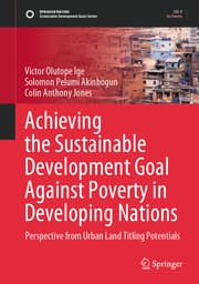 Cover von Achieving the Sustainable Development Goal Against Poverty in Developing Nations