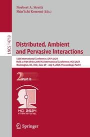 Cover von Distributed, Ambient and Pervasive Interactions
