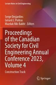 Cover von Proceedings of the Canadian Society for Civil Engineering Annual Conference 2023, Volume 4