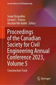 Cover von Proceedings of the Canadian Society for Civil Engineering Annual Conference 2023, Volume 5
