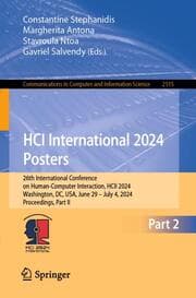 Cover von HCI International 2024 Posters