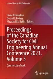 Cover von Proceedings of the Canadian Society for Civil Engineering Annual Conference 2023, Volume 3