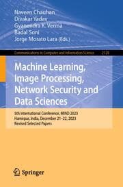 Cover von Machine Learning, Image Processing, Network Security and Data Sciences
