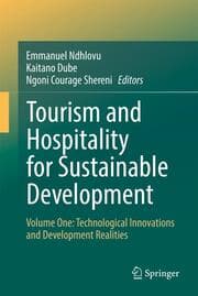 Cover von Tourism and Hospitality for Sustainable Development
