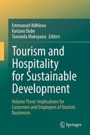 Cover von Tourism and Hospitality for Sustainable Development