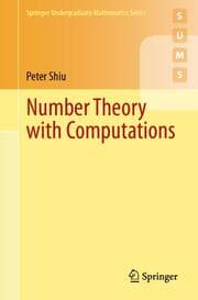 Cover von Number Theory with Computations