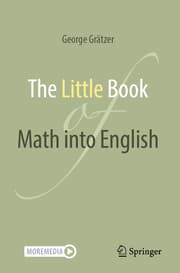 Cover von The Little Book of Math into English