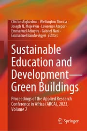 Cover von Sustainable Education and DevelopmentGreen Buildings