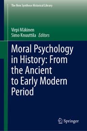 Cover von Moral Psychology in History: From the Ancient to Early Modern Period