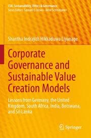 Cover von Corporate Governance and Sustainable Value Creation Models