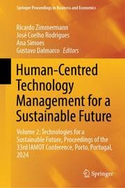 Cover von Human-Centred Technology Management for a Sustainable Future