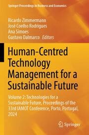 Cover von Human-Centred Technology Management for a Sustainable Future
