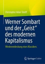 Cover von Werner Sombart und der Geist des modernen Kapitalismus