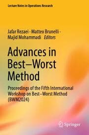 Cover von Advances in Best-Worst Method