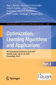 Cover von Optimization, Learning Algorithms and Applications
