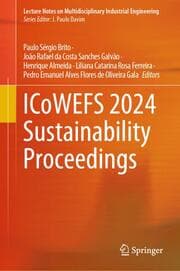 Cover von ICoWEFS 2024 Sustainability Proceedings