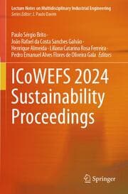 Cover von ICoWEFS 2024 Sustainability Proceedings