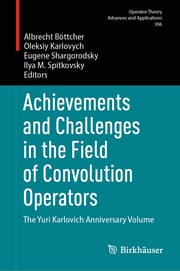 Cover von Achievements and Challenges in the Field of Convolution Operators