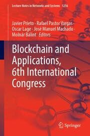 Cover von Blockchain and Applications, 6th International Congress