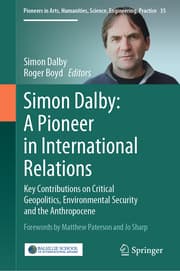 Cover von Simon Dalby: A Pioneer in International Relations