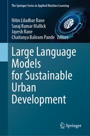 Cover von Large Language Models for Sustainable Urban Development