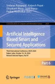 Cover von Artificial Intelligence Based Smart and Secured Applications