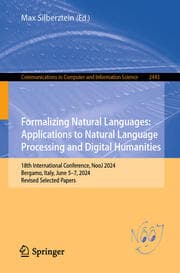 Cover von Formalizing Natural Languages: Applications to Natural Language Processing and Digital Humanities