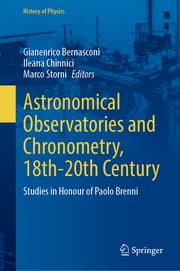 Cover von Astronomical Observatories and Chronometry, 18th-20th Century