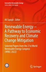 Cover von Renewable Energy - A Pathway to Economic Recovery and Climate Change Mitigation