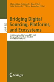 Cover von Bridging Digital Sourcing, Platforms, and Ecosystems