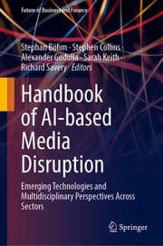 Cover von Handbook of AI-based Media Disruption