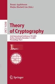 Cover von Theory of Cryptography