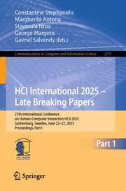Cover von HCI International 2025 - Late Breaking Posters