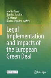 Cover von Legal Implementation and Impacts of the European Green Deal