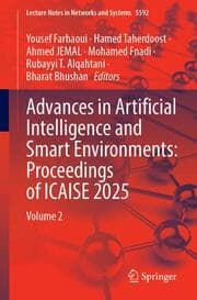 Cover von Advances in Artificial Intelligence and Smart Environments: Proceedings of ICAISE 2025