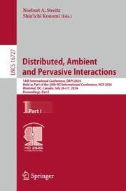Cover von Distributed, Ambient and Pervasive Interactions