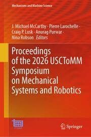 Cover von Proceedings of the 2026 USCToMM Symposium on Mechanical Systems and Robotics